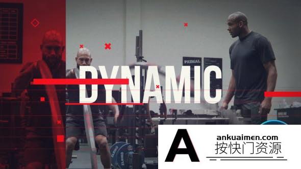 [DaVinci Resolve模板][教程发布]动感体育视频包装片头达芬奇模板 Dynamic Sports Opener