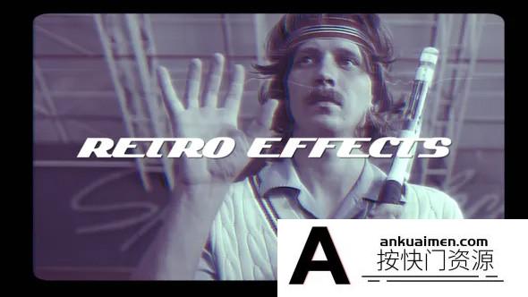 [FCPX效果]fcpx效果插件-20组复古电影胶片效果模板-Retro Effects 支持m1