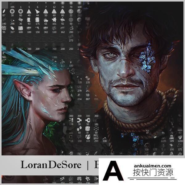 [CG绘画笔刷][插件发布]个性化CG绘画创作PS画笔笔刷素材