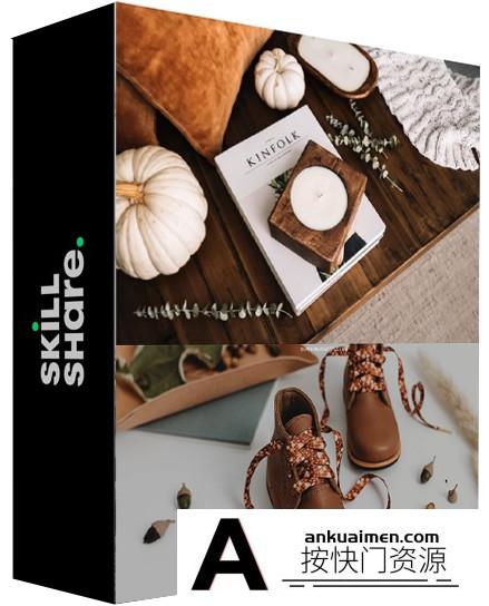 [产品静物摄影]扁平化景物产品摄影技巧与后期编辑教程-中英字幕