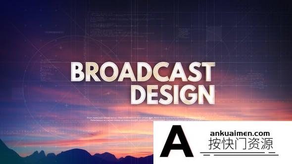 [栏目包装]科技感新闻栏目包装片头AE模板- Technology Typography