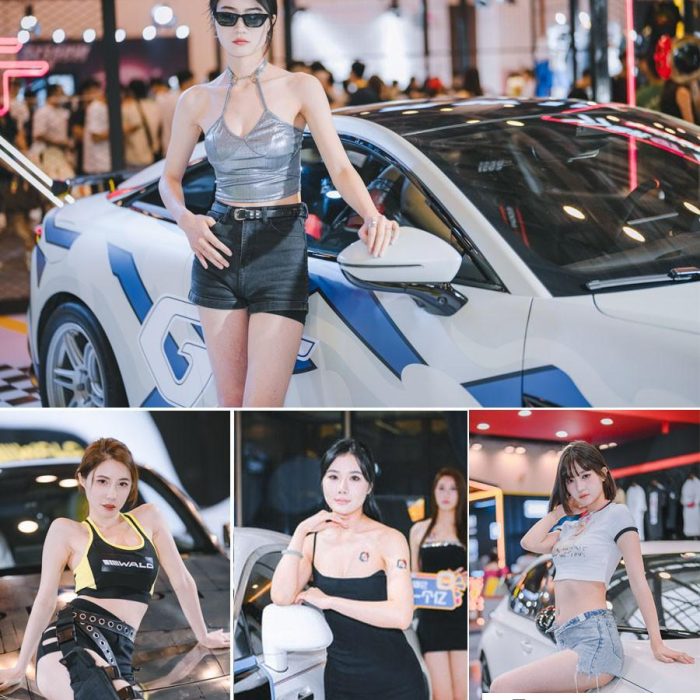 [时尚人像RAW原图]2023年最新改装车展上的车模20张raw原图下载（索尼A7RM5拍摄）
