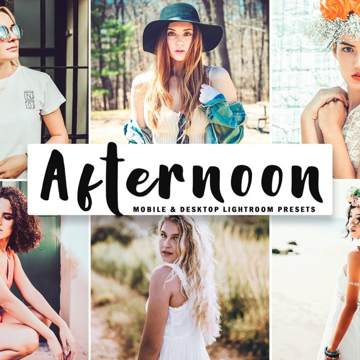 [旅拍LR预设]高对比哑光旅拍人像LR预设移动APP预设 Afternoon Lightroom Presets