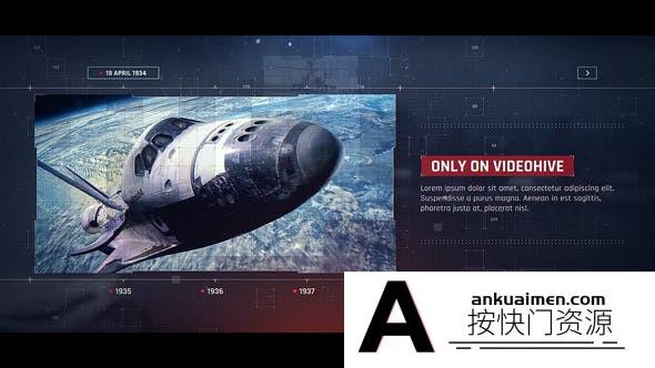 [开场片头]科技感时间线宣传片头AE模板- Digital Technology Timeline