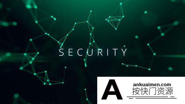 [开场片头]科技感点线背景文字宣传片头AE模板- Cyber Technology
