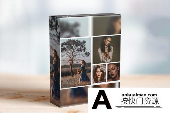 [手机版lr预设]奶油色调情绪人像后期调色LR移动版预设 Creamy Tones Lightroom Presets