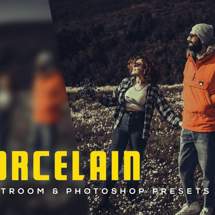 [人像LR预设]情绪电影人像后期调色Lightroom预设 Porcelain Lightroom Presets