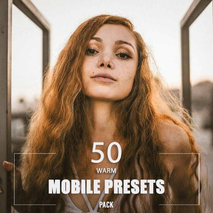 [人像LR预设]50个温暖胶片人像后期调色Lightroom预设包 50 Warm Mobile Presets Pack