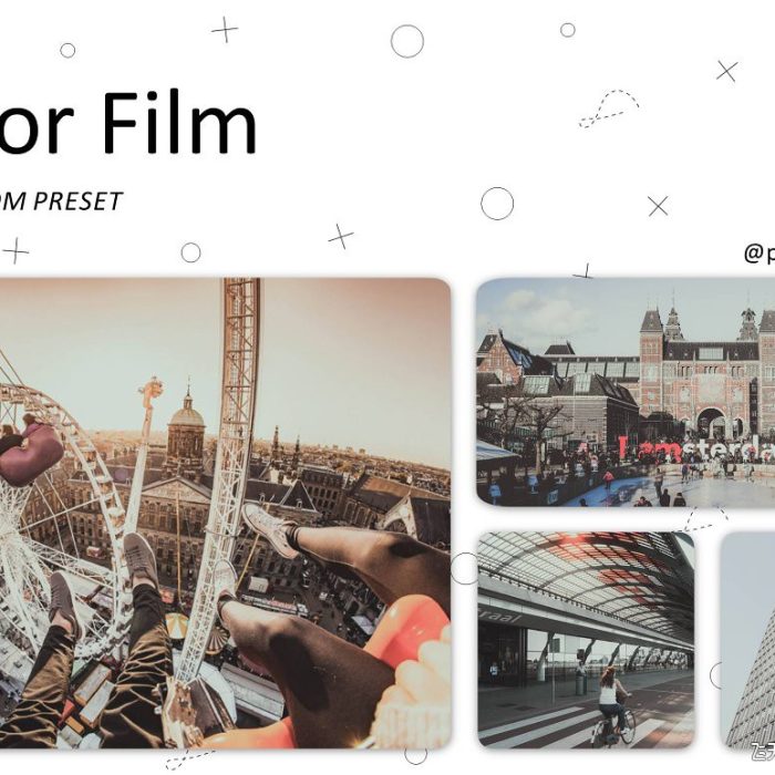 [胶片LR预设]80年代米色电影胶片调色Lightroom预设 Color Film – Lightroom Presets