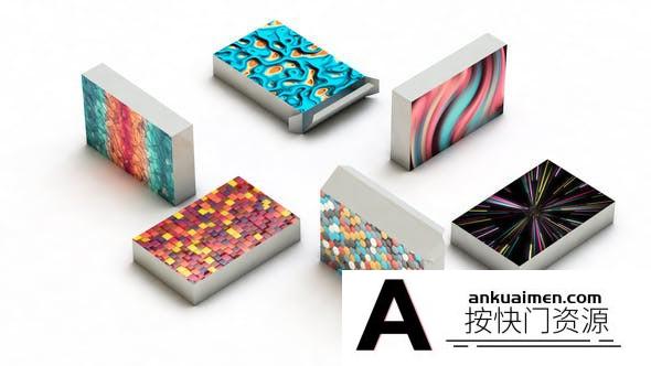 [创意特效]AE模板-抽象背景循环动画AE模板 Animated Background Six Pack