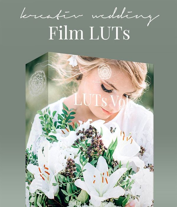 高端婚礼视频调色LUTs预设-Kreativ Wedding LUTs Vol1 (Win/Mac)