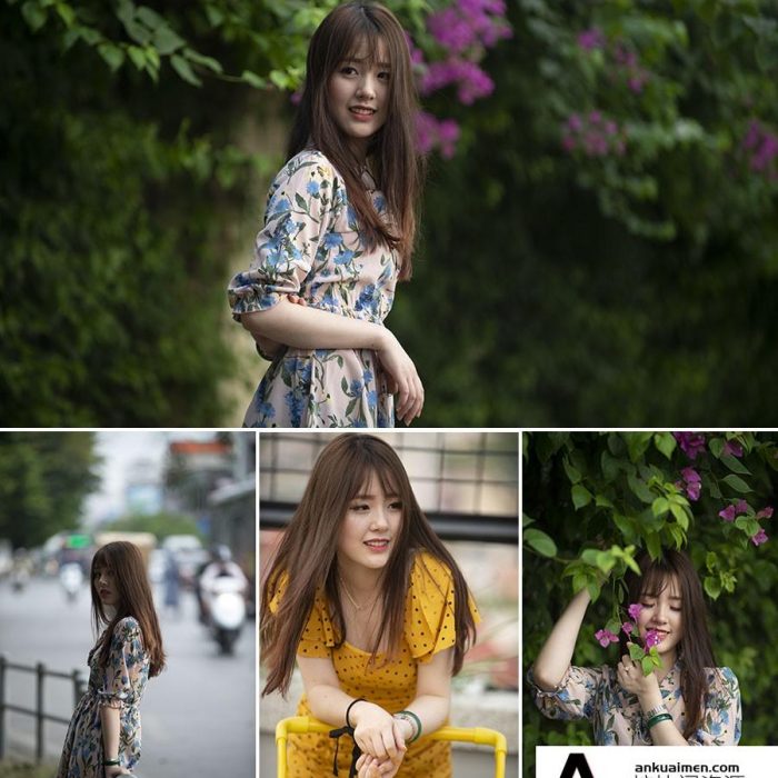 [时尚人像RAW原图]穿碎花裙美女人像RAW原片16P-尼康相机原图素材