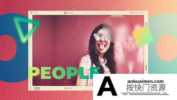 [相册AE模板]时尚照片相册展示片头AE模板- Modern Slideshow