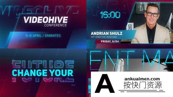 [开场片头]会议活动项目宣传预告介绍片头 Conference Promo – Corporate