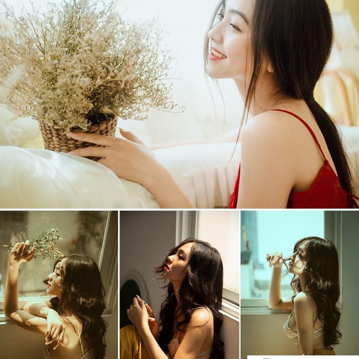 [时尚人像RAW原图]17张文艺小清新美女人像摄影RAW原图,修图练习RAW素材