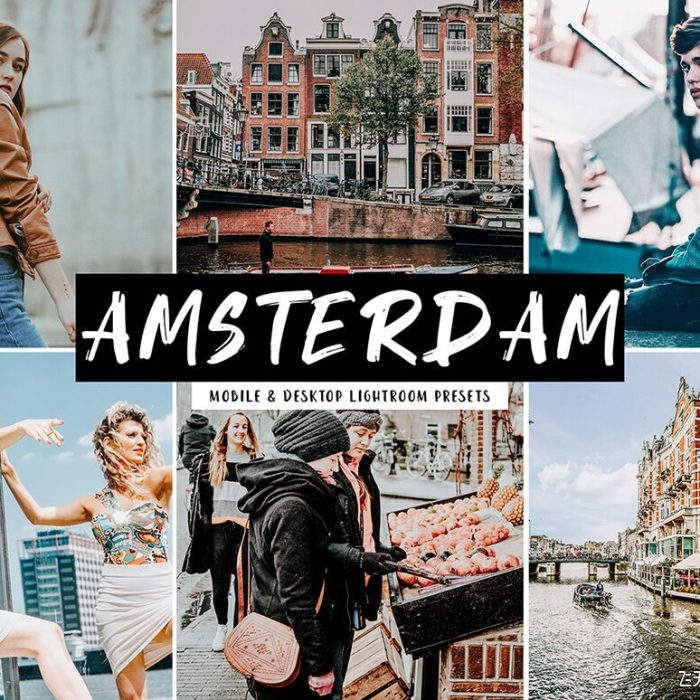 [旅拍LR预设]阿姆斯特丹旅拍胶片LR预设+手机版lr预设Amsterdam Lightroom Presets