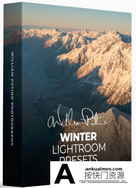 [风光LR预设]风光摄影师 William Patino 30个冬季风光摄影后期Lightroom预设
