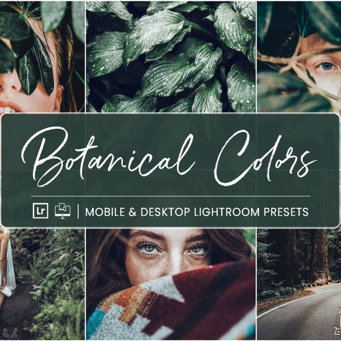 [胶片LR预设]森系电影胶片LR预设+手机lr预设 Lightroom Presets Botanical Colors