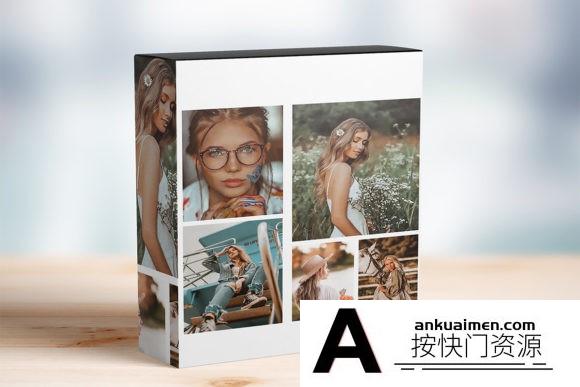 [手机版lr预设]通透棕褐色艺术人像后期手机版LR预设Lightroom Mobile Light & Airy 2022