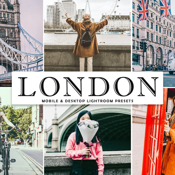[旅拍LR预设]伦敦旅拍胶片人像Lightroom预设/移动APP预设 London Lightroom Presets
