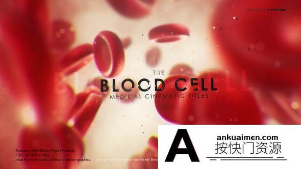 [开场片头]红细胞医疗文字片头 Red Blood Medical Opener