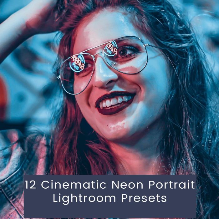 [人像LR预设]电影霓虹灯肖像Lightroom预设 Cinematic Neon Portrait Lightroom Presets
