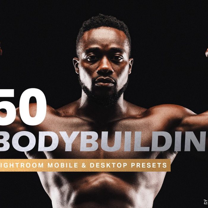 [人像LR预设]健身健美人像LR预设+APP预设+LUT预设Bodybuilding Lightroom Presets