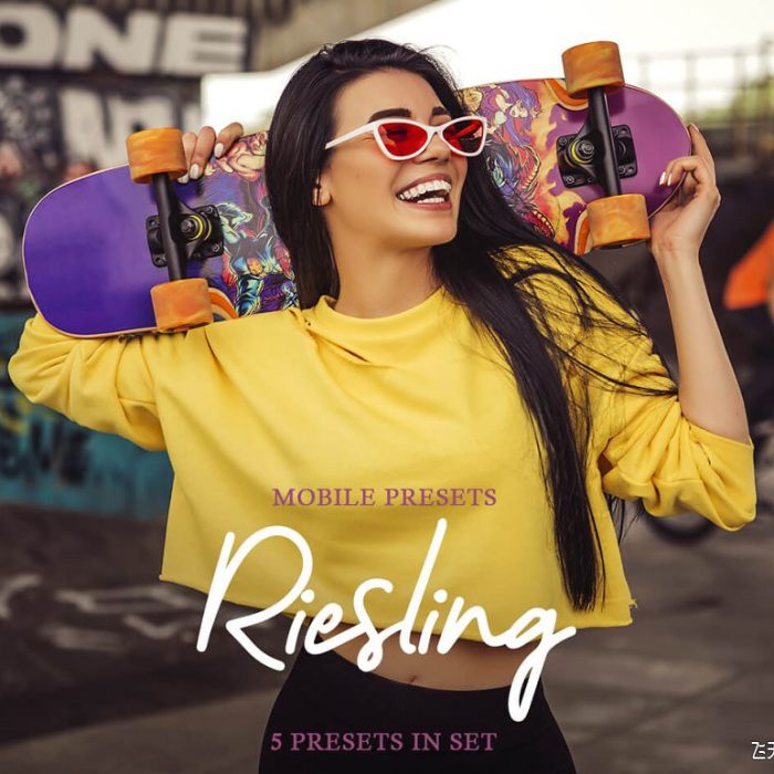 [人像LR预设]明亮通透人像Lightroom预设 Riesling Mobile Presets