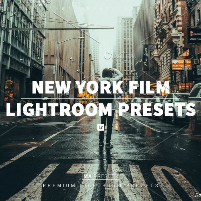 [风光LR预设]纽约城市街拍电影Lightroom预设 NEW YORK FILM Lightroom Presets