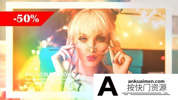 [相册AE模板]美好回忆照片相册片头AE模板- Photo Slideshow