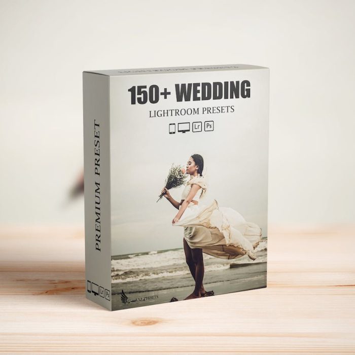 [婚礼LR预设]150组豪华复古电影婚礼Lightroom预设包 150+ Gorgeous Wedding Presets
