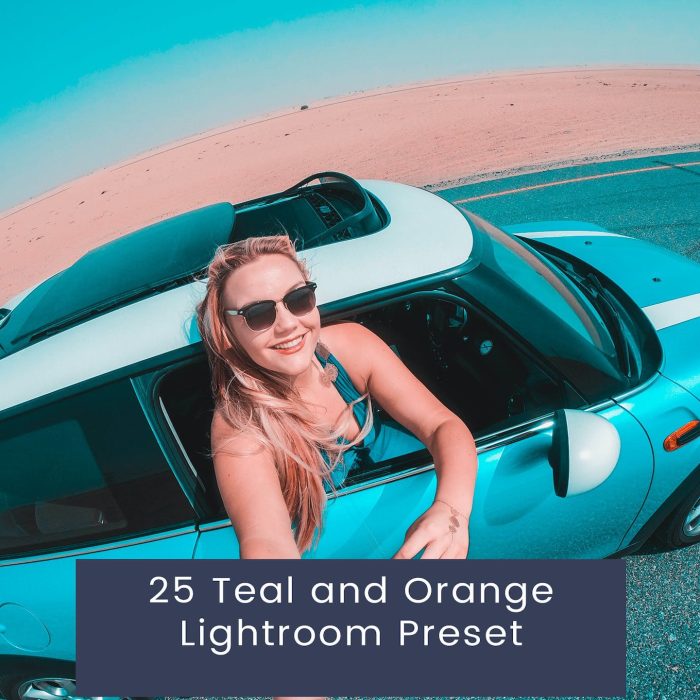 [旅拍LR预设]25个INS蓝绿橙色调调色Lightroom预设Teal and Orange Lightroom Presets