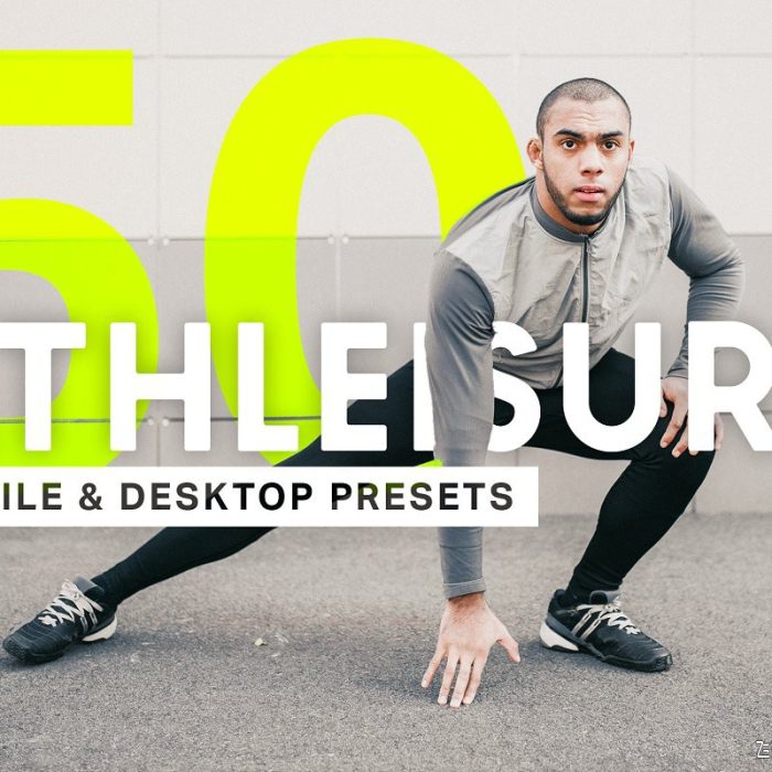[人像LR预设]健身运动人像LR预设+APP预设+LUT预设 Athleisure Lightroom Presets LUTs