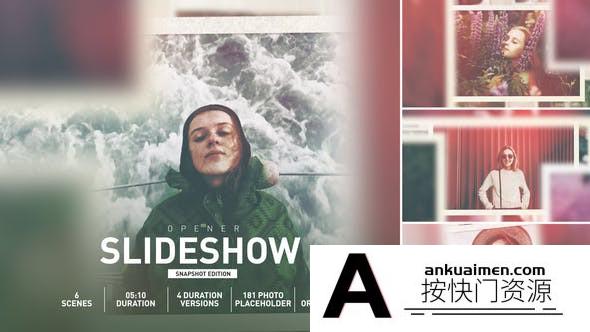 [相册AE模板]唯美多照片相册片头AE模板- Opener Slideshow