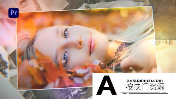 [Premiere预设]PR预设-浪漫回忆照片幻灯片相册片头PR模板 Photo Slideshow – The Moments