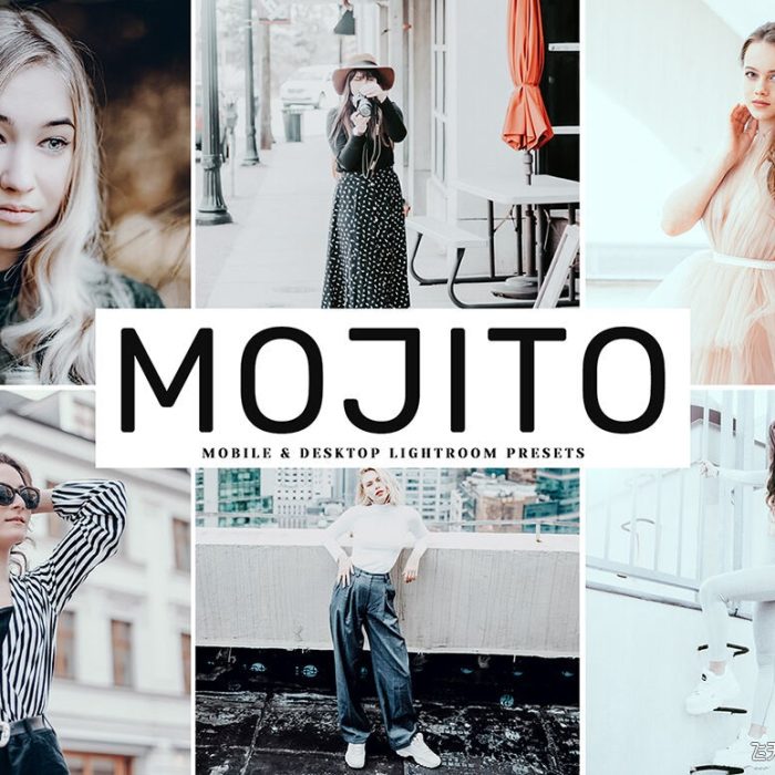 [人像LR预设]石绿色旅拍人像胶片Lightroom预设+手机版lr预设 Mojito Lightroom