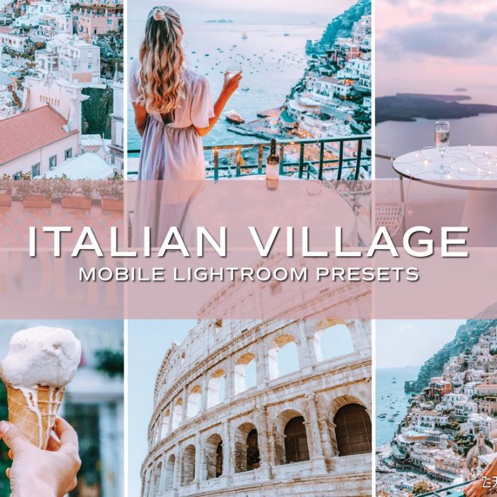 [旅拍LR预设]意大利夏季人文旅拍Lightroom预设/手机APP预设 Italy Lightroom Presets