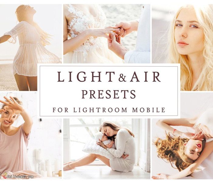 [手机版lr预设]明亮自然光效人像Lightroom预设+手机lr预设 Mobile LIGHT&AIR PRESETS