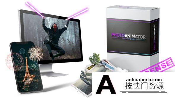 [AE脚本]图片转三维摄像机动画特效AE模板脚本- Photo Animator