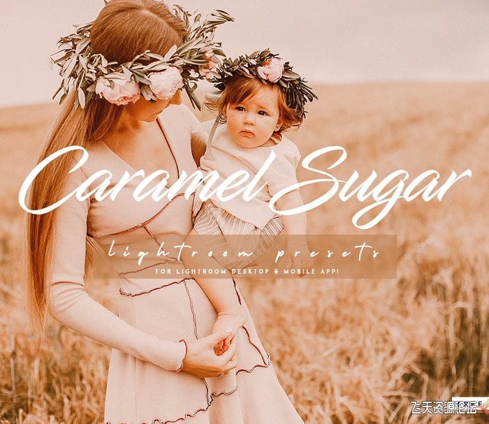 [人像LR预设]流行焦糖棕褐色电影胶片LR预设+APP Caramel Sugar Lightroom Presets