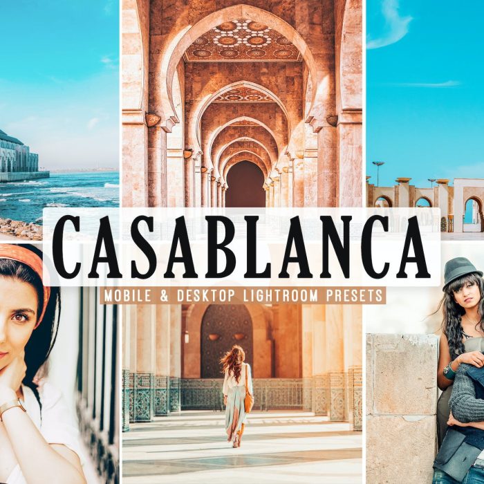 [旅拍LR预设]卡萨布兰卡旅拍电影风光Lightroom预设 Casablanca Lightroom Presets