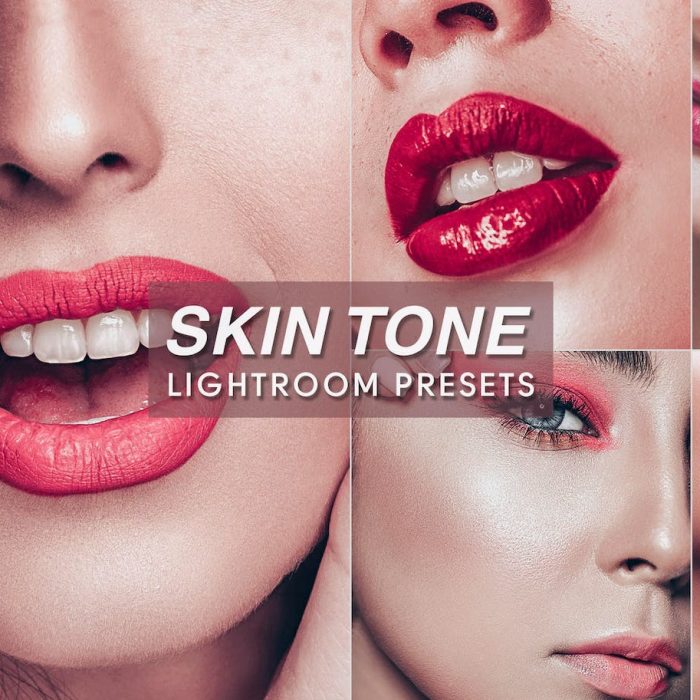 [人像LR预设]妆容人像修饰调色LR预设 SKIN TONE Lightroom Mobile & Desktop Presets