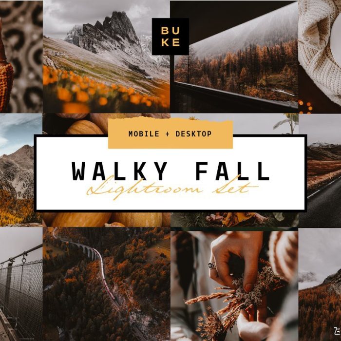 [风光LR预设]秋季旅拍风光摄影LR预设/移动APP预设 Deep Fall Lightroom Presets