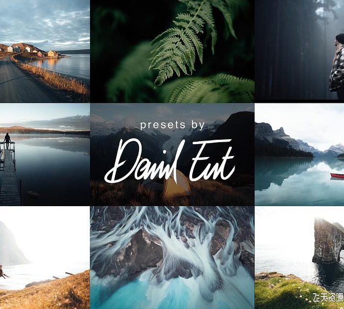 [风光LR预设]德国风光摄影师 Daniel Ernst 风光摄影Lightroom预设APP滤镜及视频教程
