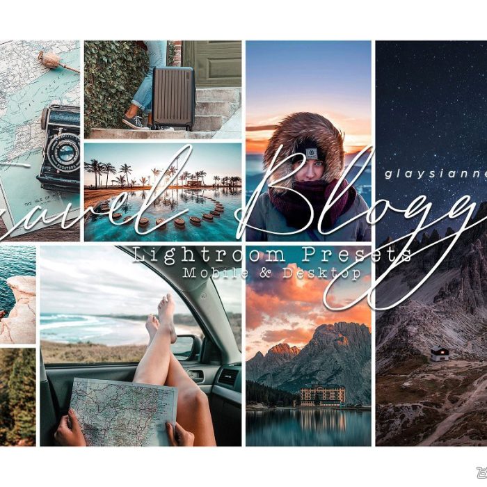 [旅拍LR预设]INS博客旅拍LR预设+手机APP预设 Travel Blogger Lightroom Presets