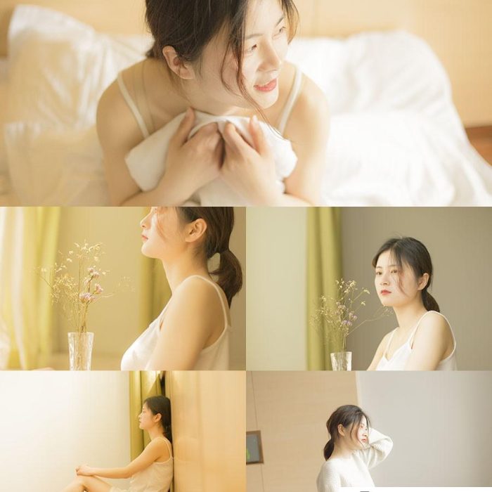 [私房写真RAW原图]18P白吊带文艺女孩私房人像RAW原图,私房人像修图RAW素材