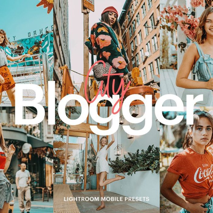 [人像LR预设]旅行城市博客LR预设/手机LR预设Lightroom Preset-Blogger City Theme