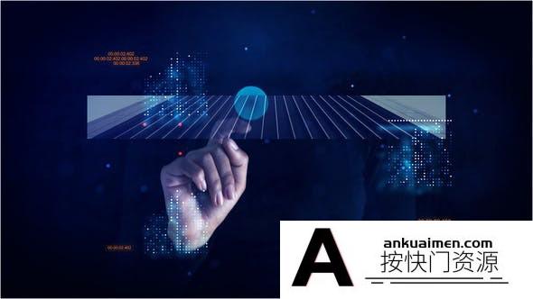 [相册AE模板]科技感人物滑动图片展示片头AE模板- Corporate Swipe Slideshow