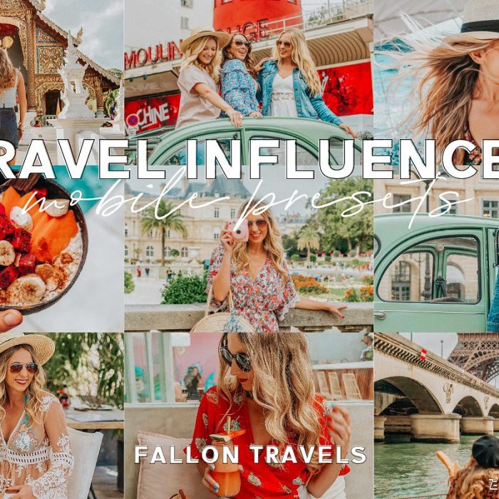 [手机版lr预设]INS网红摄影博主法国旅行手机APP LR预设 Travel Influencer Lightroom