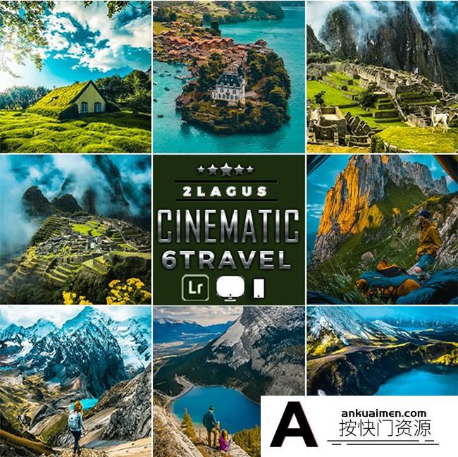 [风光LR预设]电影风光摄影后期LR预设 Cinematic-Landscap Travel Lightroom Presets